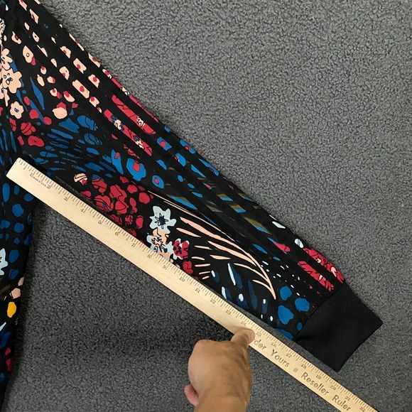 Adidas X Farm Rio Track Jacket size Medium Floral Coral Reef Black 2016 - Picture 9 of 10